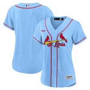 St. Louis Cardinals  CJP Apparel Women's Alternate  Team Jersey - Light Blue