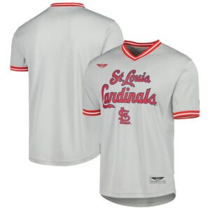 St. Louis Cardinals V-Neck Jersey - Gray