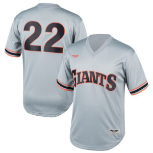 Will Clark San Francisco Giants CJP Apparel Cooperstown Collection Mesh Batting Practice Jersey - Gray