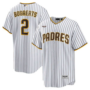 Xander Bogaerts San Diego Padres CJP Apparel Home Official  Player Jersey - WhiteBrown