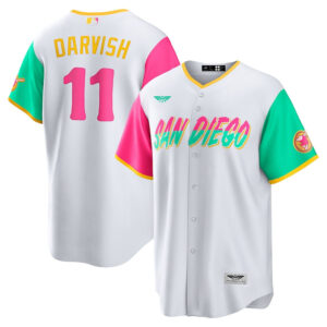 Yu Darvish San Diego Padres CJP Apparel 2022 City Connect  Player Jersey - White