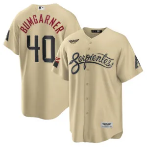 Madison Bumgarner Arizona Diamondbacks CJP Apparel City Connect  Player Jersey - Sand