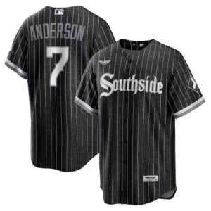 Tim Anderson Chicago White Sox CJP Apparel City Connect  Player Jersey - Black