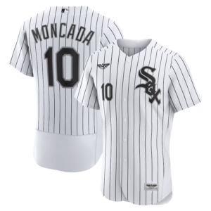 Yoan Moncada Chicago White Sox CJP Apparel Home Pro Player Jersey - White
