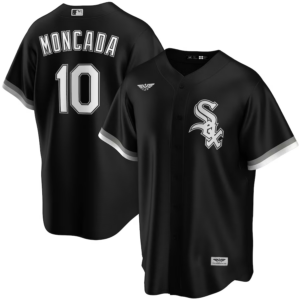 Yoan Moncada Chicago White Sox CJP Apparel Youth Alternate  Player Jersey - Black