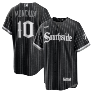 Yoan Moncada Chicago White Sox CJP Apparel City Connect  Player Jersey - Black