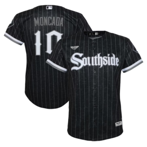 Yoan Moncada Chicago White Sox CJP Apparel Youth City Connect  Player Jersey - Black