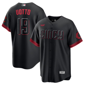 Joey Votto Cincinnati Reds CJP Apparel 2023 City Connect  Player Jersey - Black