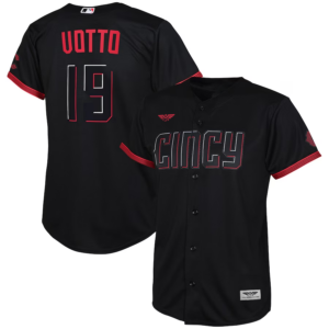 Joey Votto Cincinnati Reds CJP Apparel Toddler 2023 City Connect  Player Jersey - Black