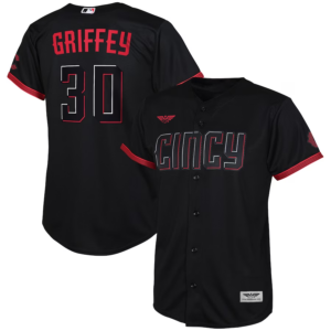 Ken Griffey Jr. Cincinnati Reds CJP Apparel Toddler 2023 City Connect  Player Jersey - Black