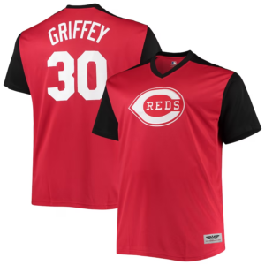 Ken Griffey Jr. Cincinnati Reds Cooperstown Collection New Player Jersey - RedBlack