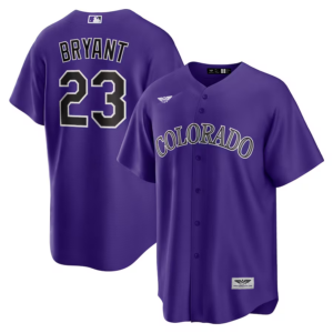 Kris Bryant Colorado Rockies CJP Apparel Alternate  Player Jersey - Purple