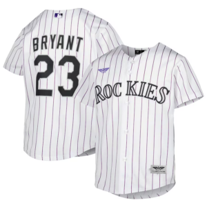 Kris Bryant Colorado Rockies CJP Apparel Youth Alternate  Player Jersey - White