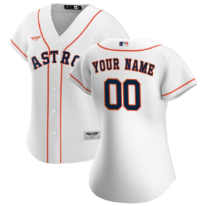Houston Astros CJP Apparel Women's Home  Custom Jersey - White