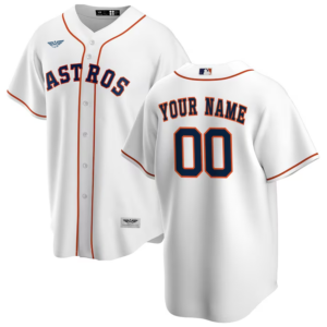 Houston Astros CJP Apparel Youth Home  Custom Jersey - White