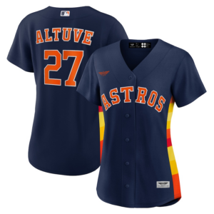 Jose Altuve Houston Astros CJP Apparel Women's Alternate  Player Jersey - Navy