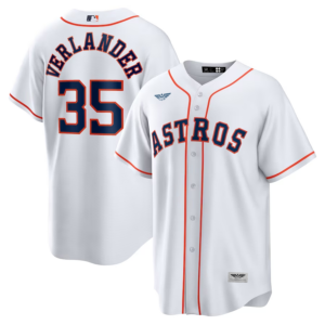 Justin Verlander Houston Astros CJP Apparel Home  Player Name Jersey - White
