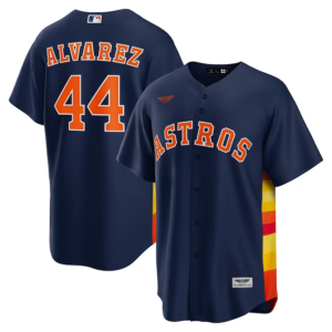 Yordan Álvarez Houston Astros CJP Apparel Alternate  Player Jersey - Navy
