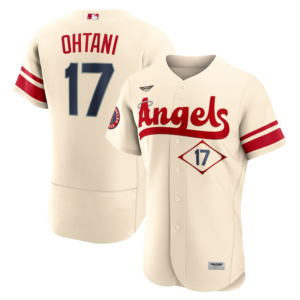 Shohei Ohtani Los Angeles Angels CJP Apparel 2022 City Connect Pro Player Jersey - Cream