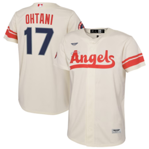 Shohei Ohtani Los Angeles Angels CJP Apparel Toddler 2022 City Connect  Player Jersey - Cream