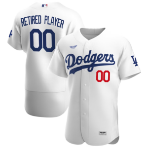 Los Angeles Dodgers CJP Apparel Home Pick-A-Player Retired Roster Pro Jersey - White