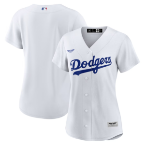 Los Angeles Dodgers CJP Apparel Women's Home Blank  Jersey - White