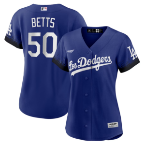 Mookie Betts Los Angeles Dodgers CJP Apparel Women's City Connect  Player Jersey - Royal