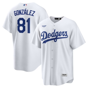 Victor González Los Angeles Dodgers CJP Apparel Home  Player Jersey - White