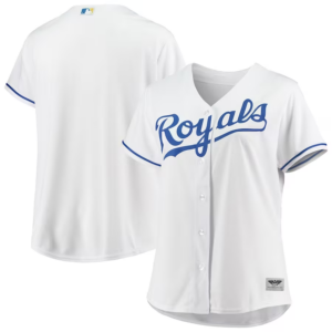 Kansas City Royals Women's Plus Size Home  Team Jersey - White