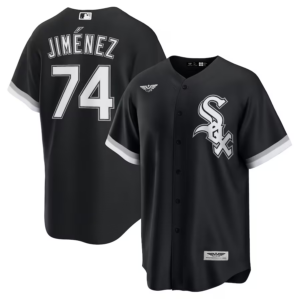 Eloy Jimenez Chicago White Sox CJP Apparel Alternate  Player Name Jersey - Black
