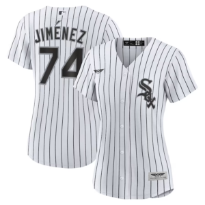 Eloy Jimenez Chicago White Sox CJP Apparel Women's Home  Player Jersey - White