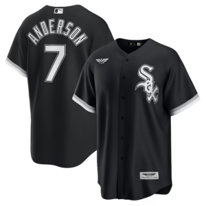 Tim Anderson Chicago White Sox CJP Apparel Alternate  Player Jersey - Black