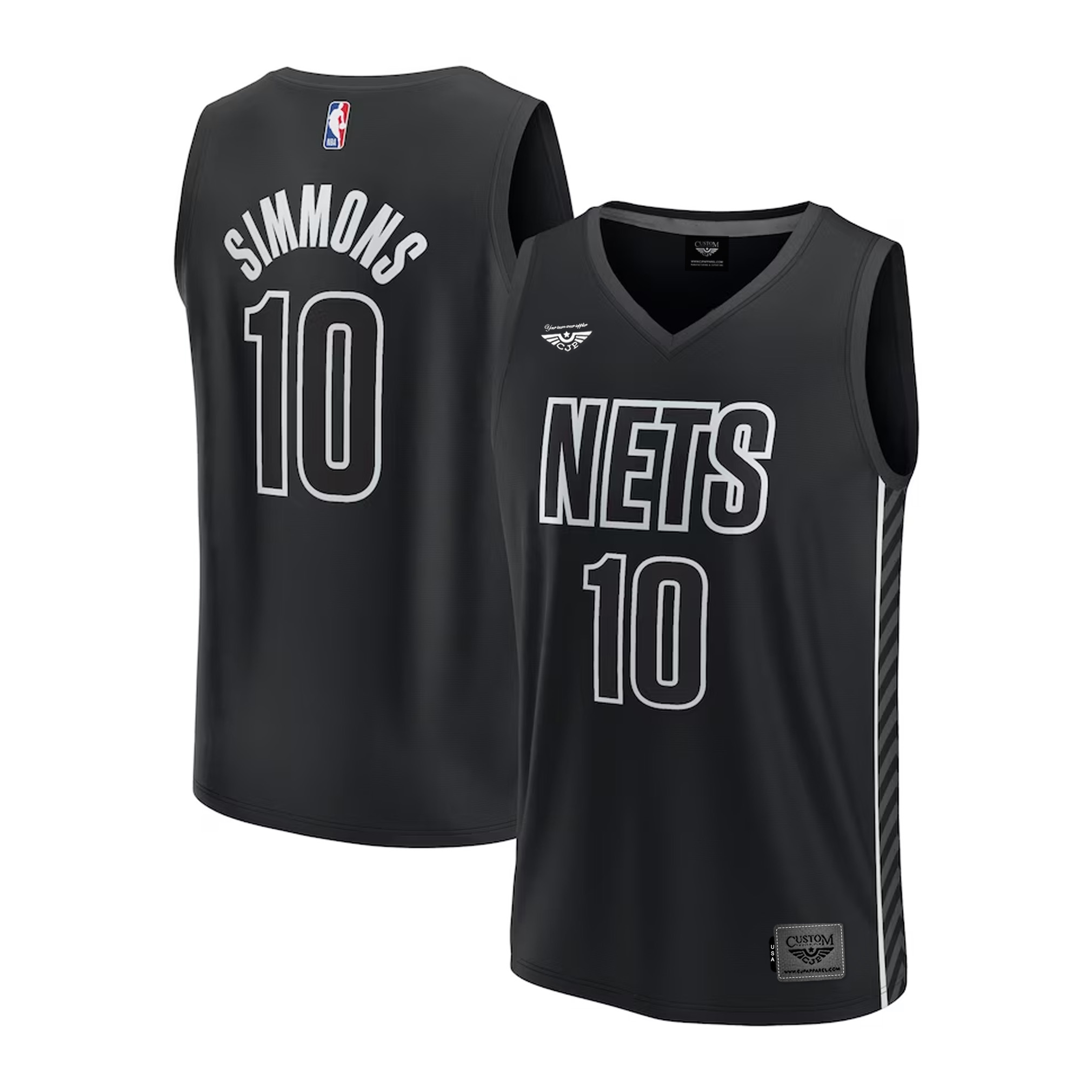 Ben Simmons Brooklyn Nets Fanatics Pro Fast Break New Player Jersey - Statement Edition - Black both