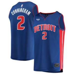 CJP Fast Break Cade Cunningham Detroit Pistons Icon Edition Jersey 2021/22 - Blue