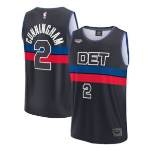 CJP Fast Break  Player Jersey - Statement Edition - Black, as Worn by Cade Cunningham of the Detroit Pistons
