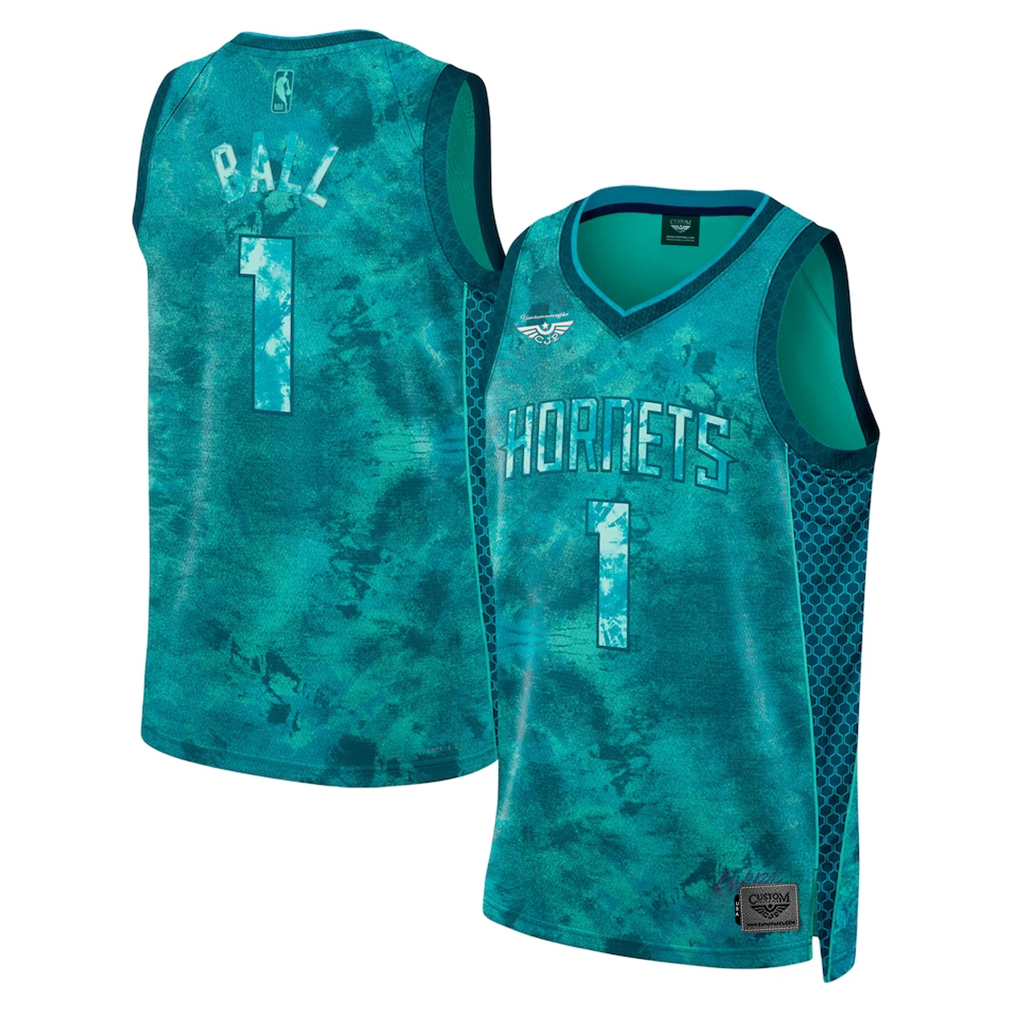 LaMelo Ball Charlotte Hornets Jordan Brand Unisex Select Series Swingman Jersey - Teal both