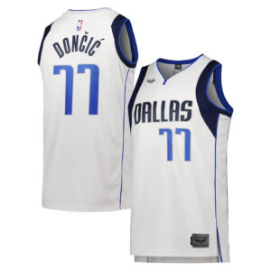 Luka Dončić Dallas Mavericks CJP Unisex Swingman Basketball Jersey - White (Association Edition)