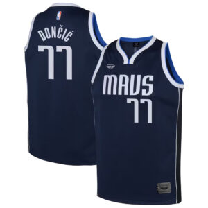 Youth Luka Doncic Dallas Mavericks CJP Swingman Jersey - Navy Statement Edition