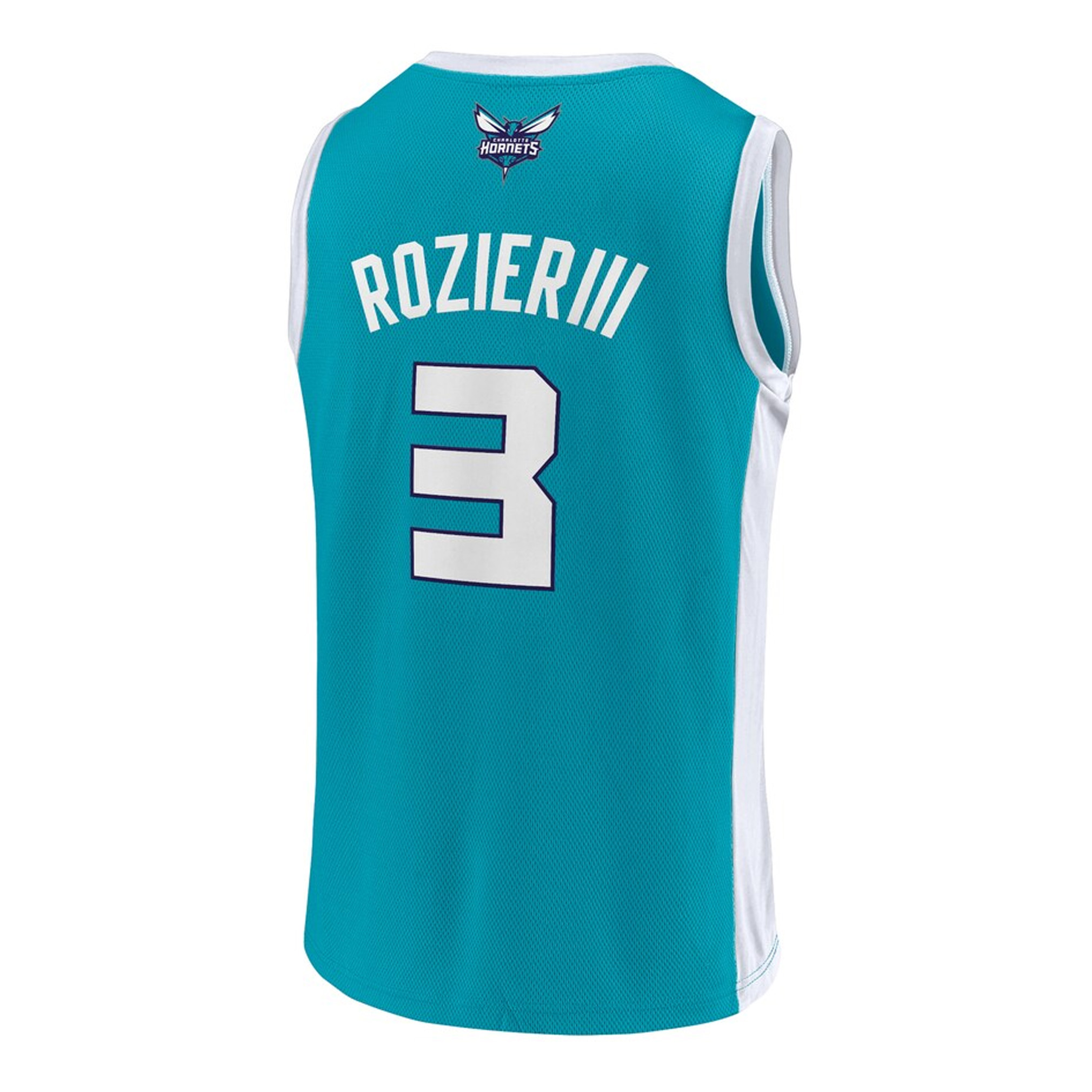 Men's Terry Rozier Teal Charlotte Hornets Player Jersey bck