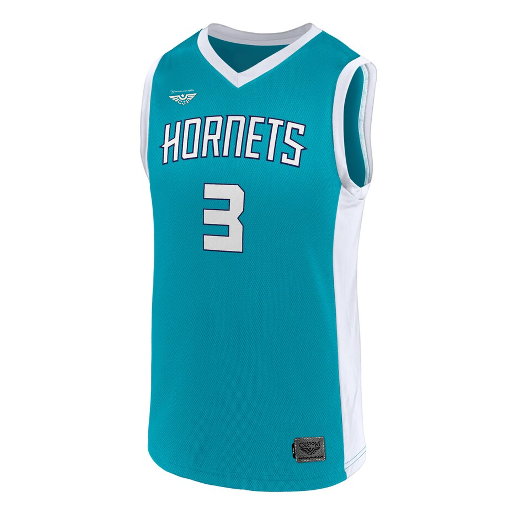 Men's Terry Rozier Teal Charlotte Hornets Player Jersey front