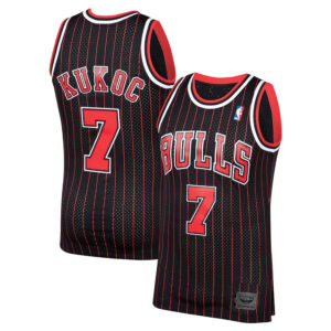 CJP Toni Kukoc Chicago Bulls Hardwood Classics Swingman Jersey - Black