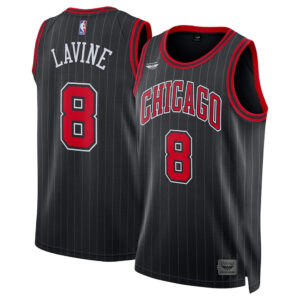 Zach LaVine Chicago Bulls CJP Unisex Swingman Jersey - Statement Edition (Black)
