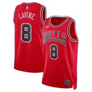 CJP Chicago Bulls Zach LaVine CJP APPAREL Unisex Swingman Jersey - Red Association Edition