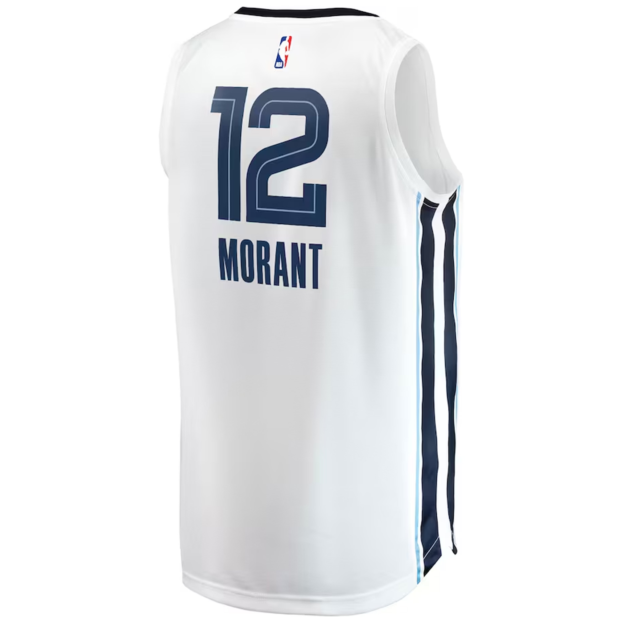 Ja Morant Memphis Grizzlies Fanatics Pro Fast Break New Player Jersey - Association Edition - White bck