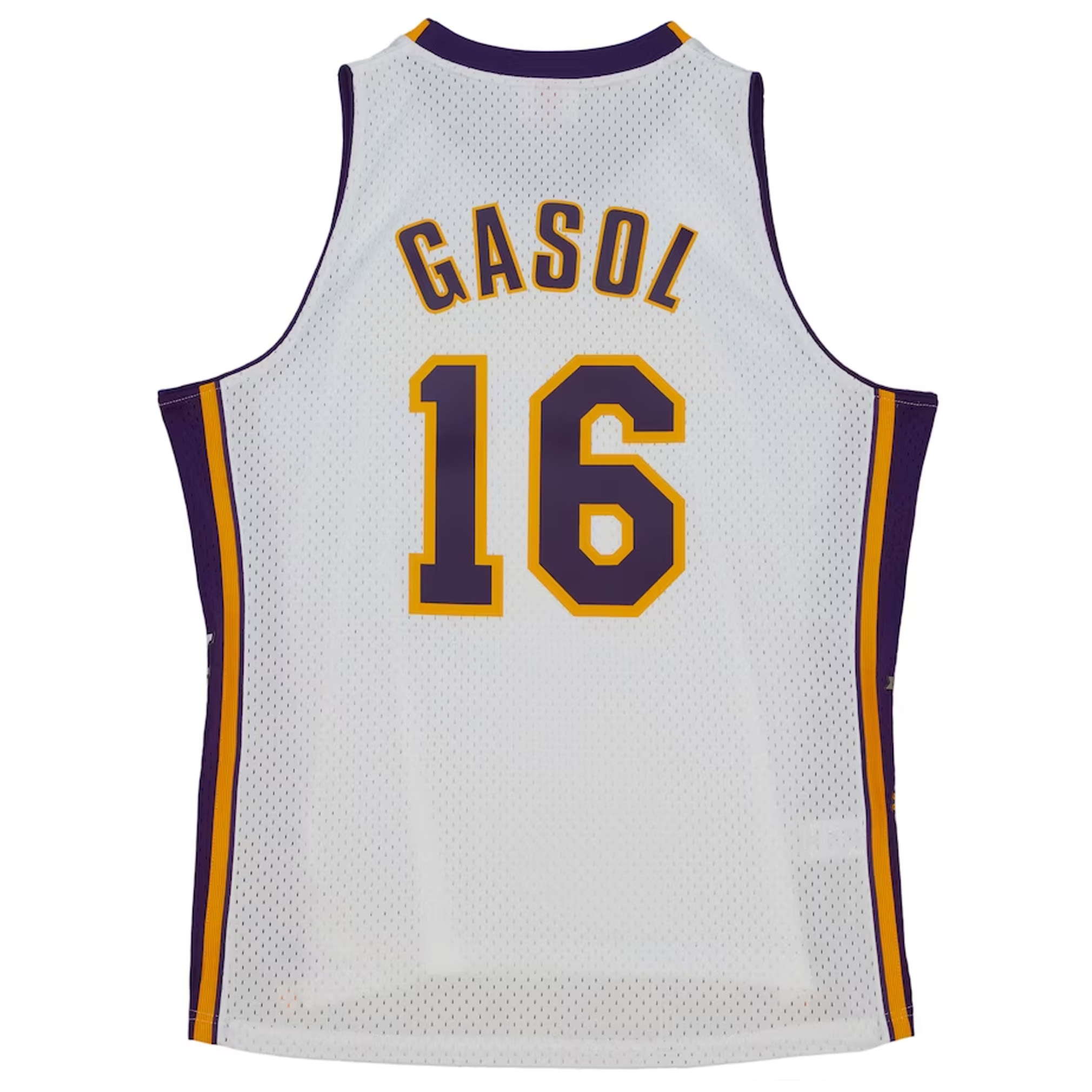 Pau Gasol Los Angeles Lakers Mitchell & Ness Unisex Hall of Fame Class of 2023 Throwback Swingman Jersey - White bck