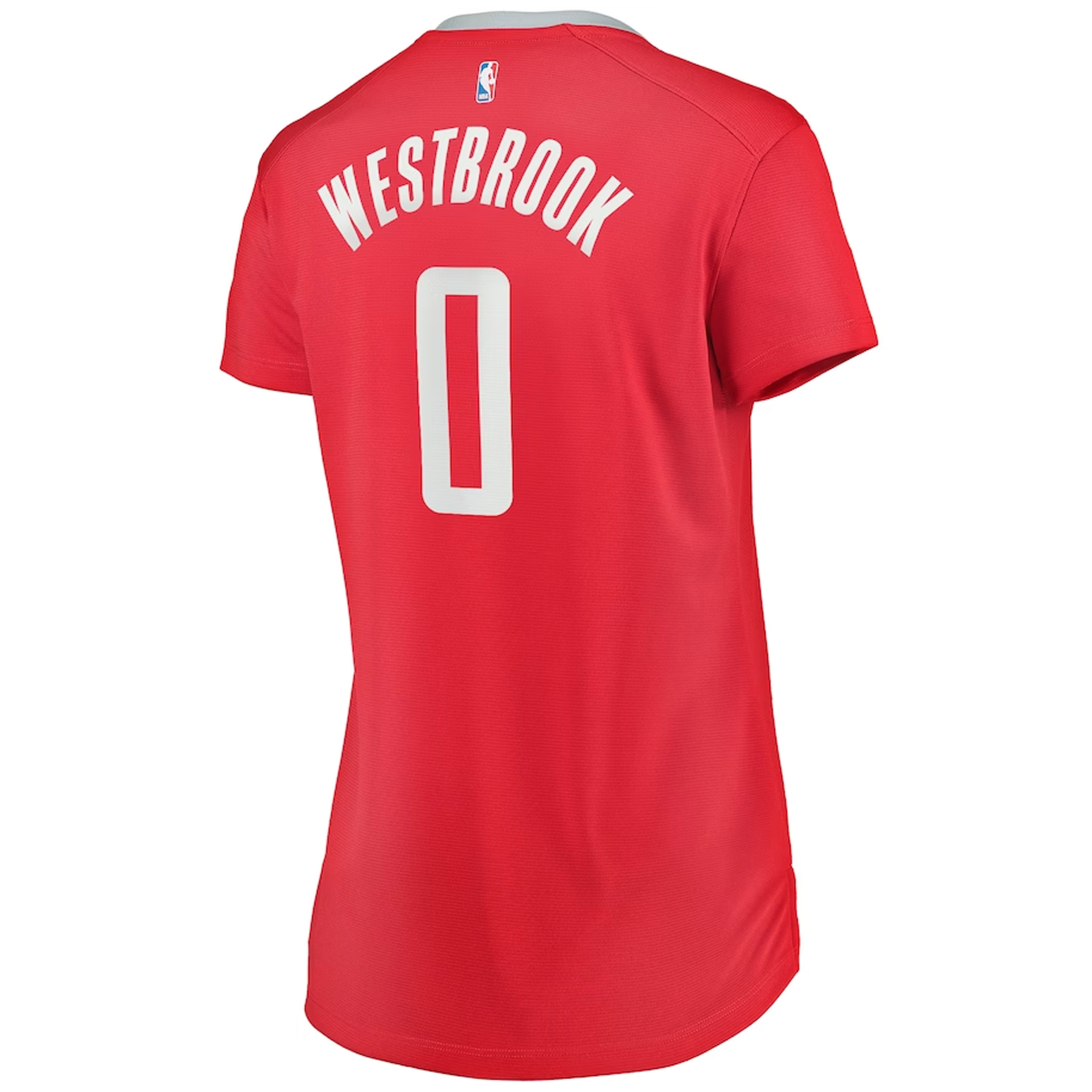 Russell Westbrook Houston Rockets Fanatics Pro Women's Fast Break New Jersey Red - Icon Edition bck