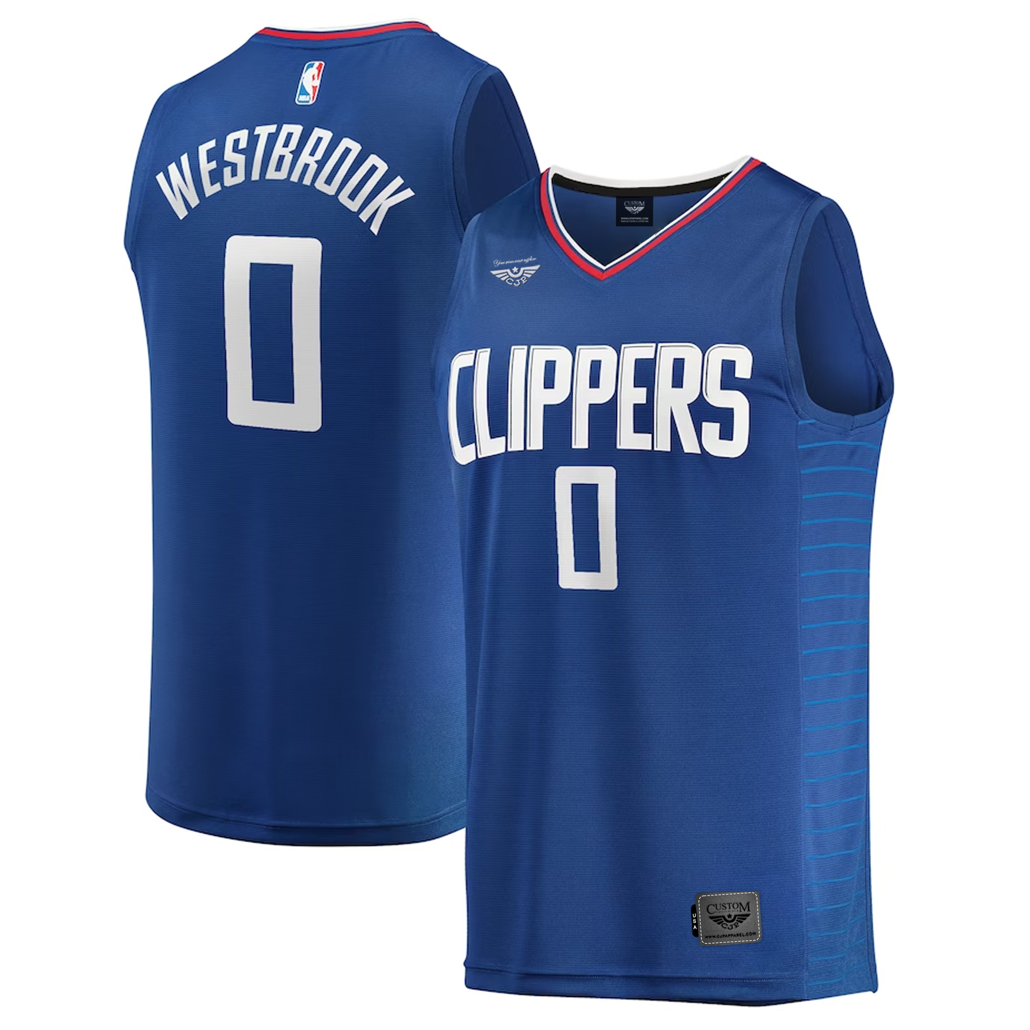 Russell Westbrook LA Clippers Fanatics Pro Fast Break Player Jersey - Icon Edition - Royal both