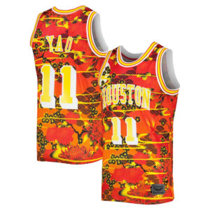 Yao Ming Houston Rockets Lunar New Year Swingman Jersey - Red by CJP