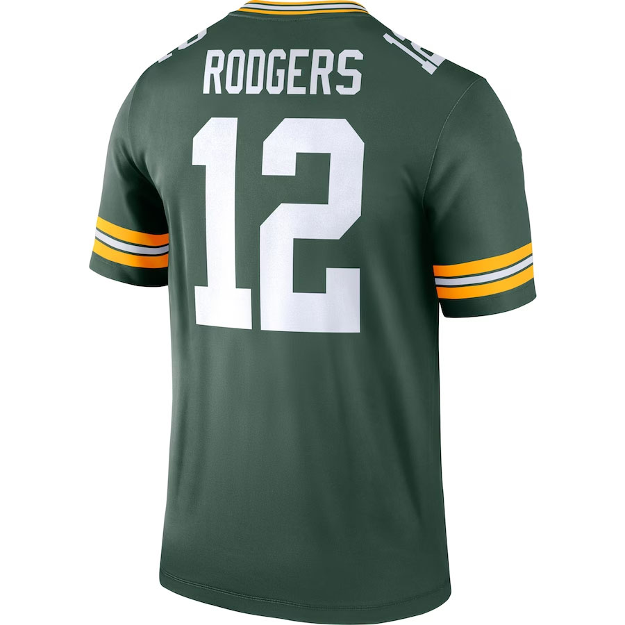 Aaron-Rodgers-Green-Bay-Packers-CJP-Apparel-Legend-Jersey---Green.Back-Viwe