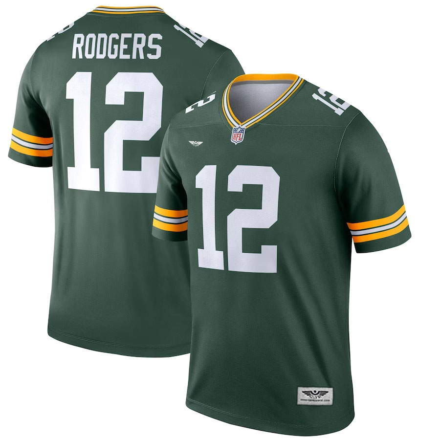 Aaron-Rodgers-Green-Bay-Packers-CJP-Apparel-Legend-Jersey---Green